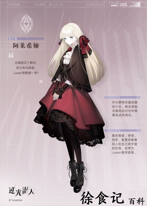 《逆光潜入》角色图鉴汇总