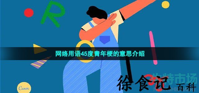 网络用语45度青年梗的意思介绍